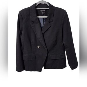 J. Crew Devon Blazer Women Size 16 Black